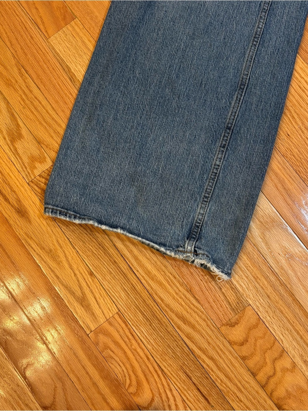 BDG Urban Outfitters, Wide-Leg High-Rise Jeans, Vintage Blue Denim, 25, Size 0 - Picture 12 of 15